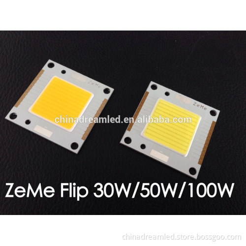 Long Lifespan 20W 30W 50W 100W Flip Chip COB led with CE & RoHs certification